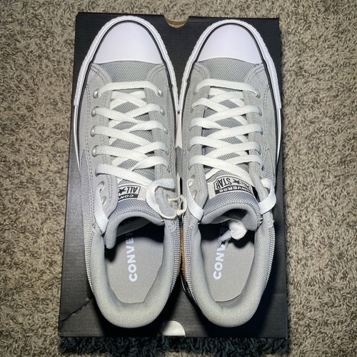 Converse Chuck Taylor Allstar Mens Size 9 Malden Street Mid A09499C Grey White - Picture 5 of 7