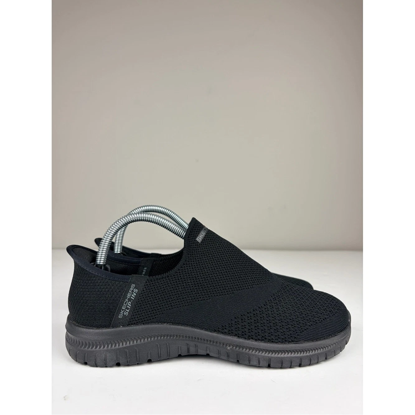 Skechers Hands Free Slip-ins Air Cooled Memory Foam Black Shoes 7.5
