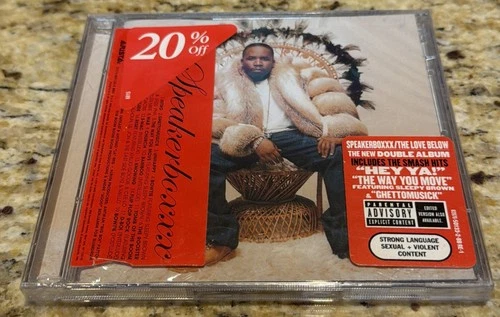 Speakerboxxx: Love below by Outkast (CD, 2003) BRAND NEW SEALED