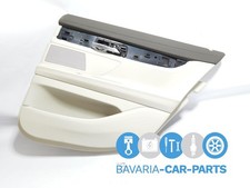 Original BMW  G11   Türverkleidung Leder hinten rechts 7454996 COFFEE/WEIß
