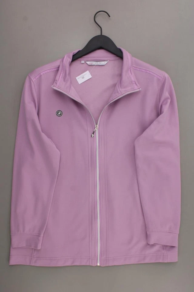 LINEA PRIMERO Classic Cardigan für Damen Gr. 48, XXL Langarm lila aus Polyester - Bild 4 von 4