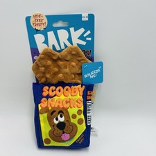 Bark Box XS-M Spooky Scooby Snacks Plush Dog Toy Crinkle Squeaker New