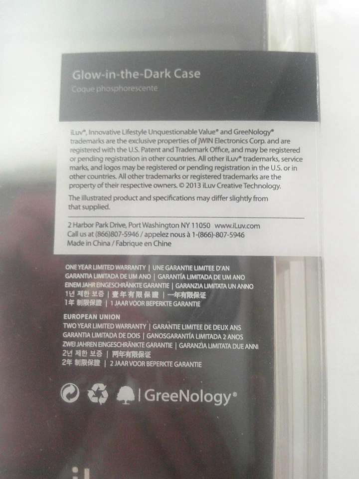 Funda Teléfono iLuv 5s/5 en Paquete Verde Negro Foto 4 de 4