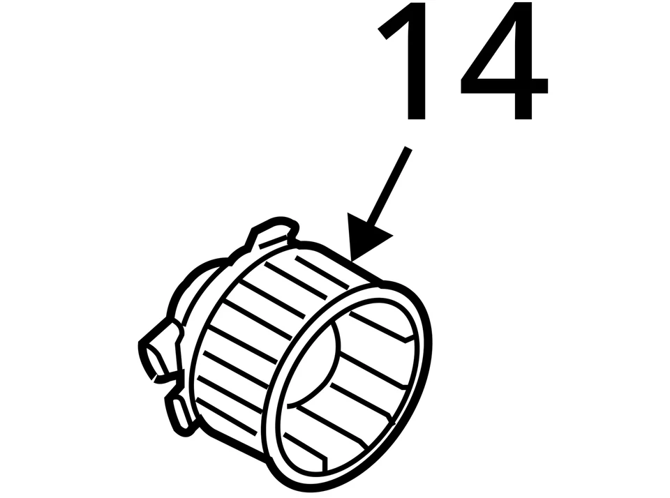 Motor soplador HVAC usado se adapta a: Mazda 3 2011 grado A Foto 4 de 4