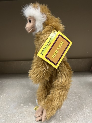Vintage 1999 K&M International Wild Republic Tan Hanging Monkey Plush Ting Ting - Picture 2 of 6