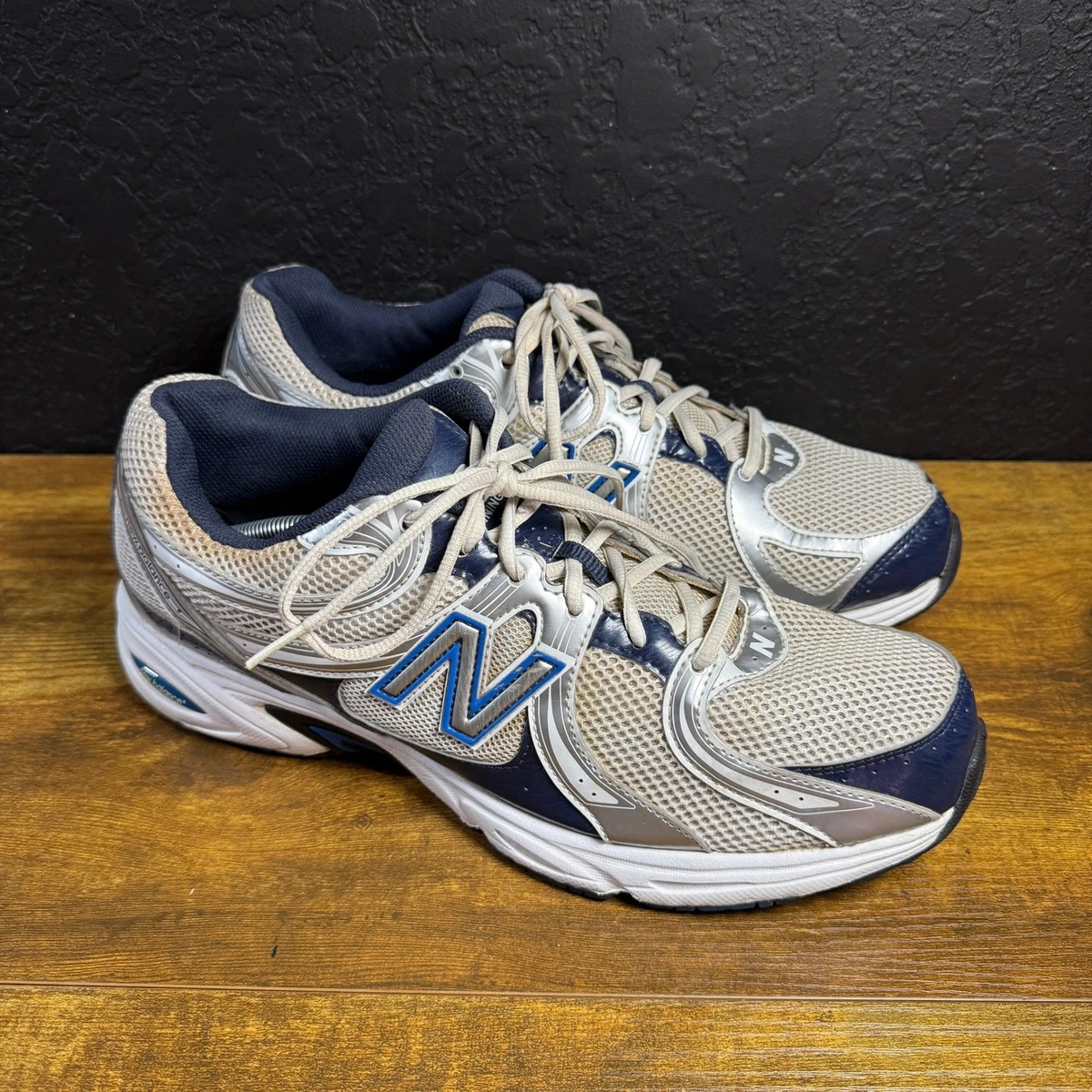 New Balance 470 MR470WSB Running Shoes Mens 13‎ 4E Extra Wide Silver Blue White New Balance 470 Sneakers for Men for sale | eBay main image 2