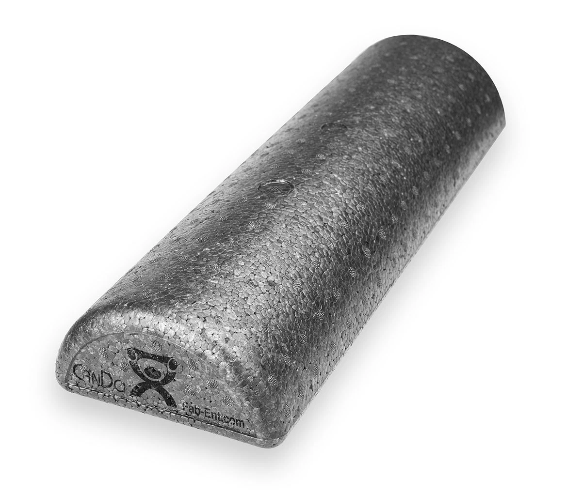New! Cando Foam Roller - Black Composite - Extra Firm - 6" X 18" - Half-Round