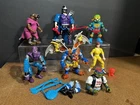 Lot 7 Vintage TMNT Playmates Foot Soldier April Splinter Shredder Wingnut Mike