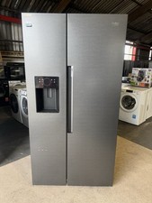 BEKO American Fridge Freezer - Black Steel Pro HarvestFresh ASN652VPZ RRP£849