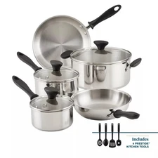 Farberware Reliance 12pc Stainless Steel Cookware Pot and Pan Set