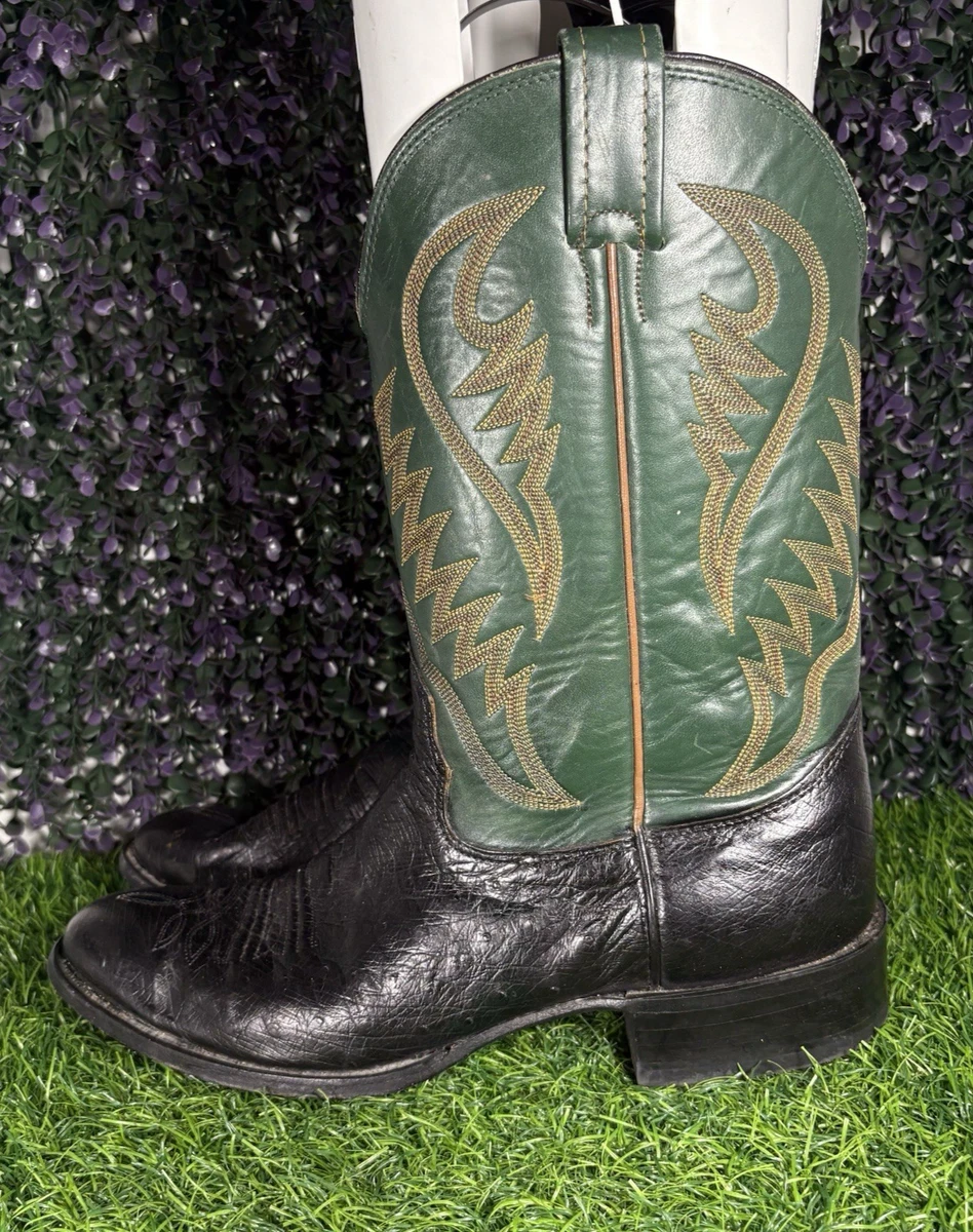 Bottes De Cowboy Nocona Homme En Cuir Gris - Taille 10 D Style 460573