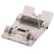 1pc Low Shank Roller Presser Foot for Brother Singer Janome Elna Pfaff 30mm*18mm