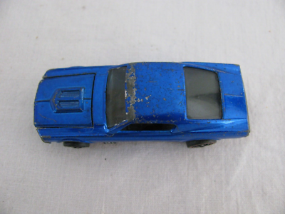 Vintage 1968 Mattel Hot Wheels Redline Blue Custom Mustang | eBay