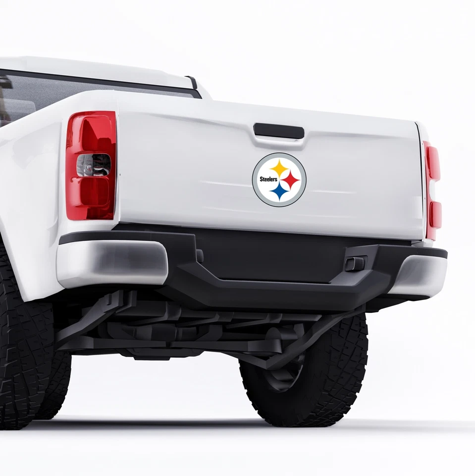 Pegatina deportiva Pittsburgh Steelers color fútbol plata calcomanía logotipo coche camión Foto 2 de 2