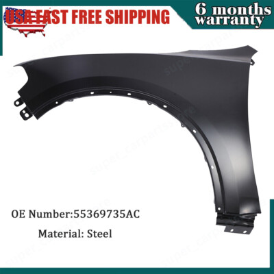 New Fender For 2011-2024 Dodge Durango Front Driver Side Primed Steel 55369735AC