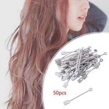 50 Pieces Hair Perm Rods Hairdressing DIY Tools for Women Beauty Styling