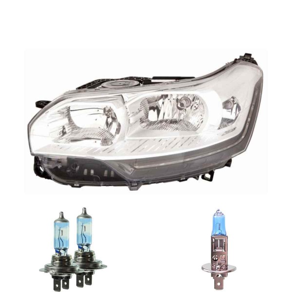 Halogen Scheinwerfer Links H7/H7 FüR CitroëN C5 III Break Inklusive Lampen-image