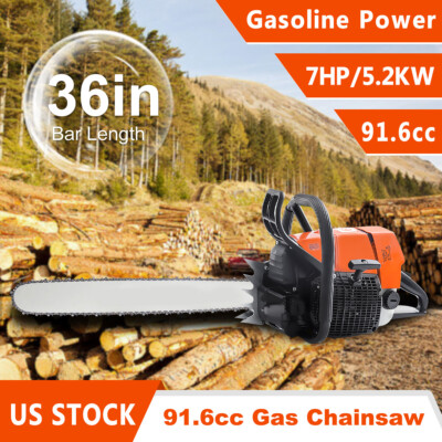 36inch Bar Chain 91.6cc Top Handle Chainsaw Gas Power Chain Saws For Stihl MS660