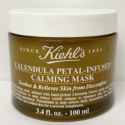 Kiehl's Calendula Petal-Infused Calming Mask - 3.4 oz / 100mL NEW