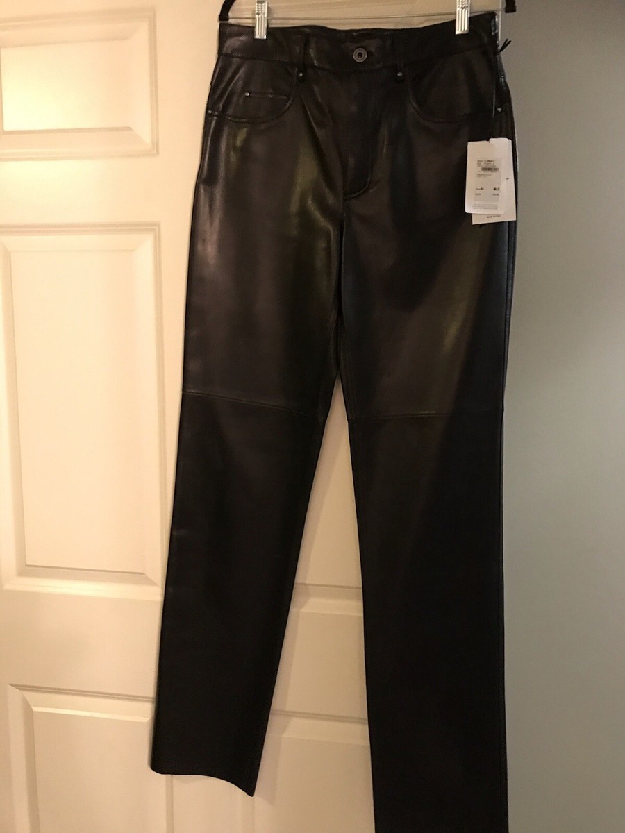 Salvatore Ferragamo Leather Pants | eBay