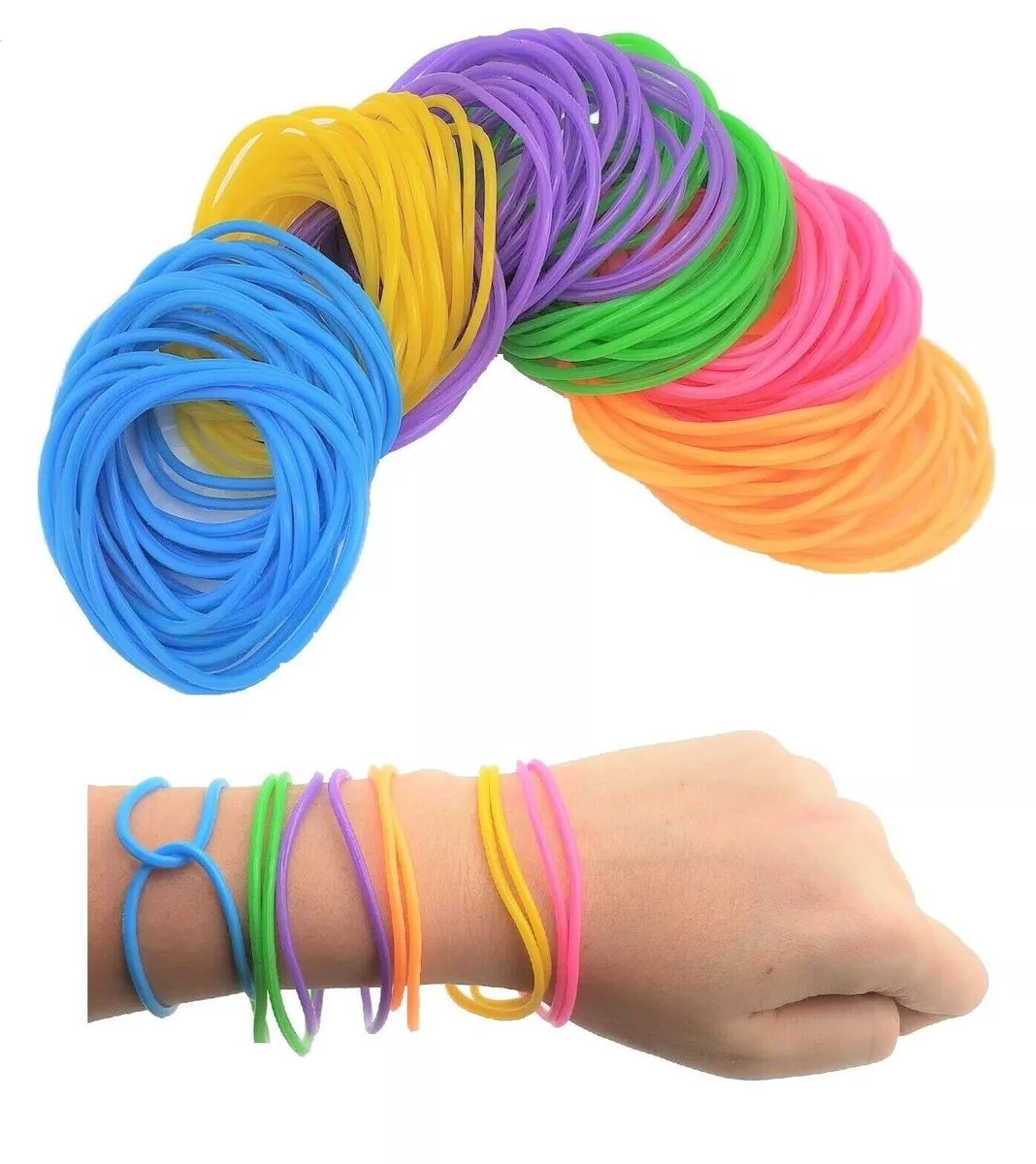 Gummy bracelets 80s sale