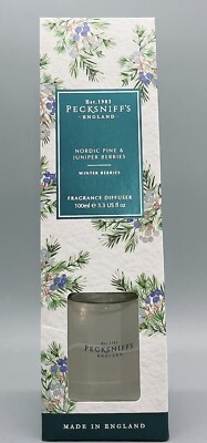 Pecksniff's Nordic Pine & Juniper Berries Fragrance Diffuser w/ Reeds 3.3 oz New