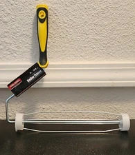 Paint Roller 9 Inch Frame Metal with Plastic Handle Tool Bench Painters Hardware