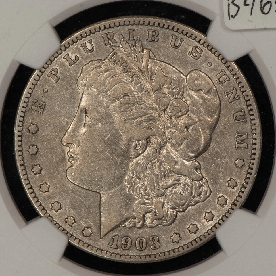 1903-S $1 Morgan Dollar - Luster PQ Looks XF Key Date - NGC VF 35 -VIDEO- B4639 - Image 3 of 4