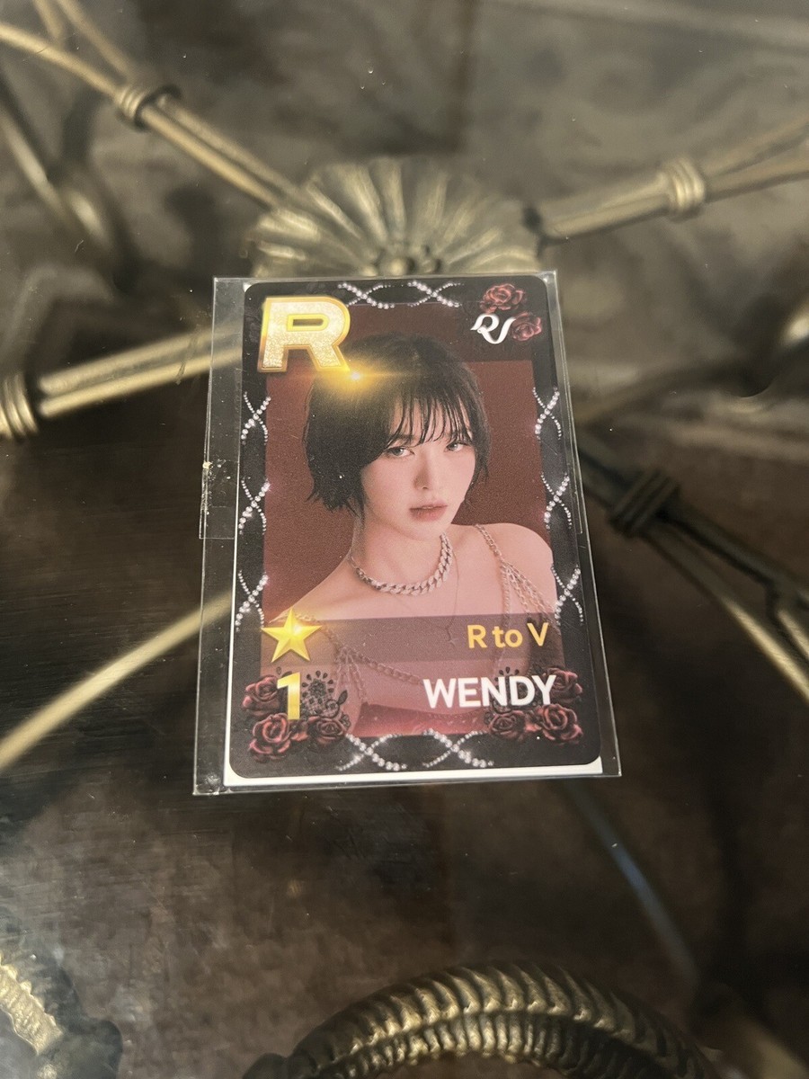 Red Velvet SSM Superstar SMTown PVC R To V Photocard Wendy | eBay