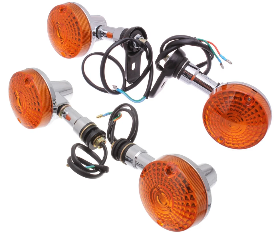 Blinker Suzuki GN125 GN 125 NF41A 4T Motorrad Blinkleuchte Hinten + Vorne 4 Stk