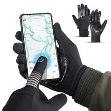Windproof Coldproof Winter Gloves Touchscreen Cycling Gloves Fleece Warm Mittens
