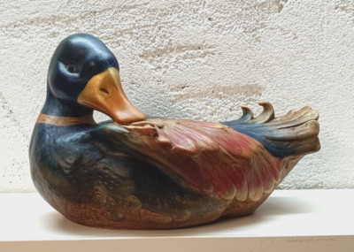 Royal Eden Limoges Keramik Ente Handarbeit-25236