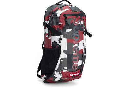 Supreme Backpack Adult Unisex Red Camouflage SS21B9 New | eBay