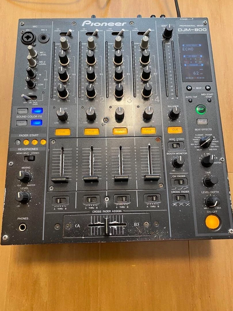 skorsten lejlighed Nonsens Pioneer DJM-800 Professional DJ Digital Mixer 4-Channel 4ch DJM800 Tested  Japan | eBay