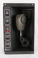 Vintage Intercom w Electro-Voice Mic 602F, Dukane 110-3160 Audio Routing Card