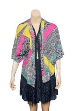 Anthropologie Fringes Kimono Top M 8 Women's Casual Printed Cover Up NEW 22143