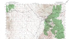 Ione Quadrangle, Nevada 1948 Topo Map USGS 15 Minute Topographic