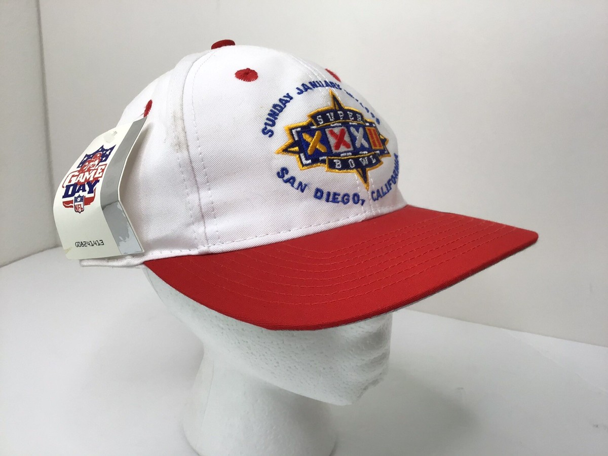 Vintage Logo 7 Superbowl XXXII Snapback Hat Cap NFL San Diego