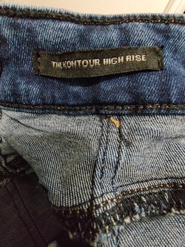 Kendall + Kylie Jr Mädchen Hochhausjeans in blau Größe 5/27 The Kontour - Bild 11 von 11