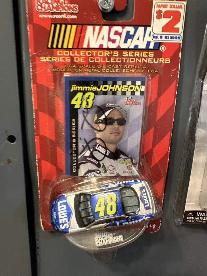 Lot of 5 1/64 #48 Jimmie Johnson Monster Jam Truck, signed 2004 RC diecast & WC - Image 3 of 4