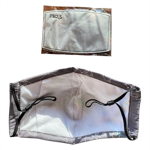 Mask, Face mask Handmade face mask washable, Adult, Kids, Included Filter PM2.5 - Picture 8 of 11