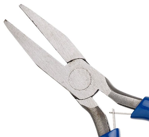 Pliers, 1 Pair Flat Nose Pliers Wire Wrapping & Flattening Jeweler's Tool - Picture 1 of 4