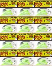 (12) Strike King 3/4 Oz Thunder Cricket Bladed Jigs Chartreuse Blue Glimmer New
