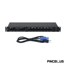 CP-2418 DMX Splitter DMX Amplifier DMX512 Distributor 2 Input 8CH Output pe66