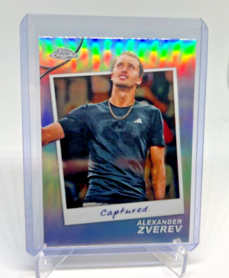 2024 Topps Chrome Tennis Captured ALEXANDER ZVEREV #CTD-AZ