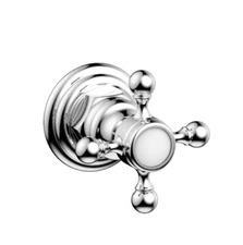 Phylrich 500-35/026 Volume Control/ Diverter Trim Cross Handles Polished Chrome