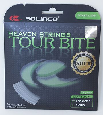 Tennissaite SOLINCO Tour Bite SOFT 12,2m (1,08 /lfd. m) - Spitzensaite aus USA