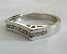 14K Gold Diamond Wedding Band Diamond 1/3 Carat   4.50 Grams   Value 3,500