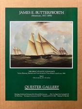 1988 J.E.Buttersworth Great Atlantic Ocean Race Quester Gallery Print Ad 8.5x11"