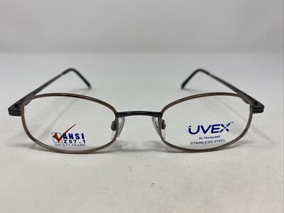 UVEX TR303S GRA 48-21-130 Gray Metal Full Rim Eyeglasses Frame X747